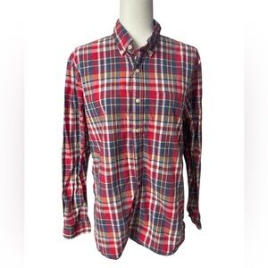 American Eagle Athletic Fit Mens large long sleeve button down Shirt 100% cotton